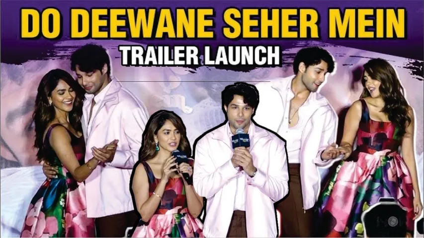Do Deewane Seher Mein | Trailer launch |Mrunal Thakur & Siddhant Chaturvedi Trailer launch With Fans