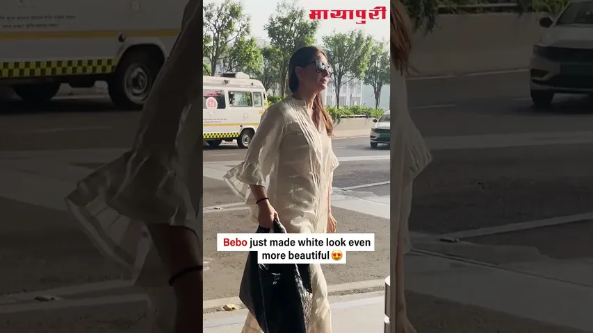 Kareena Kapoor keeping it classic and comfy in a simple white kurti.