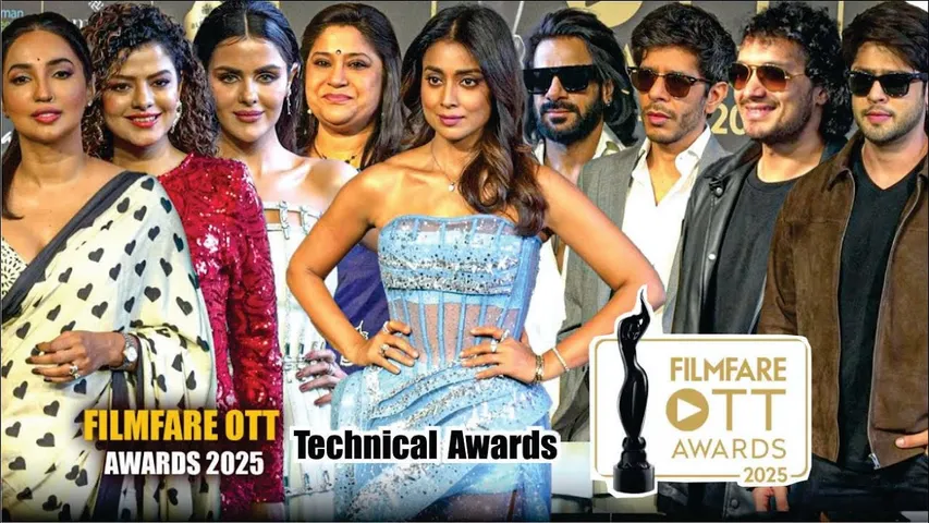 Filmfare OTT Awards 2025 Technical Awards | Shriya Saran, Palak Muchhal, Karan Veer Mehra & More