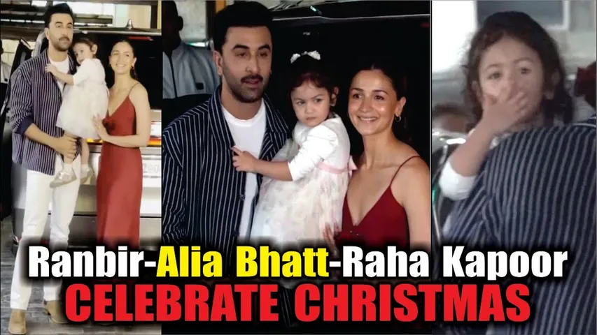 Ranbir Kapoor, Alia Bhatt With Daughter Raha Kapoor Celebrate Christmas At Late Shashi Kapoor House