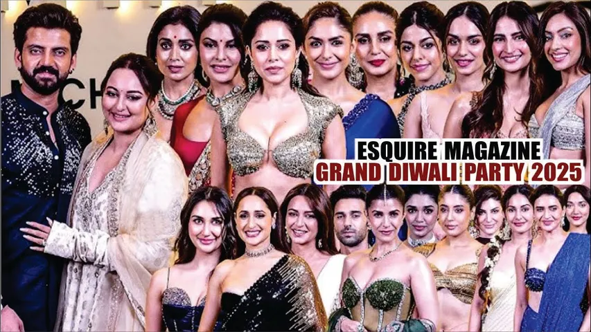Sonakshi, Mrunal Thakur, Jacqueline, Nushrratt, Palak Tiwari & More At Grand Diwali Celebration 2025
