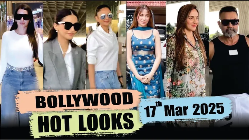 Bollywood Actress Hot Look | Sonam Kapoor | Rakul Preet | Nora | Esha Deol | 17th Mar 2025 | 10 Pm