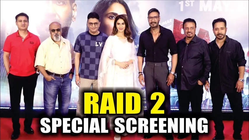 Many Celebs Attend Special Screening of ‘RAID 2’ | Ajay Devgn, Vani Kapoor, Riteish Deshmukh & More