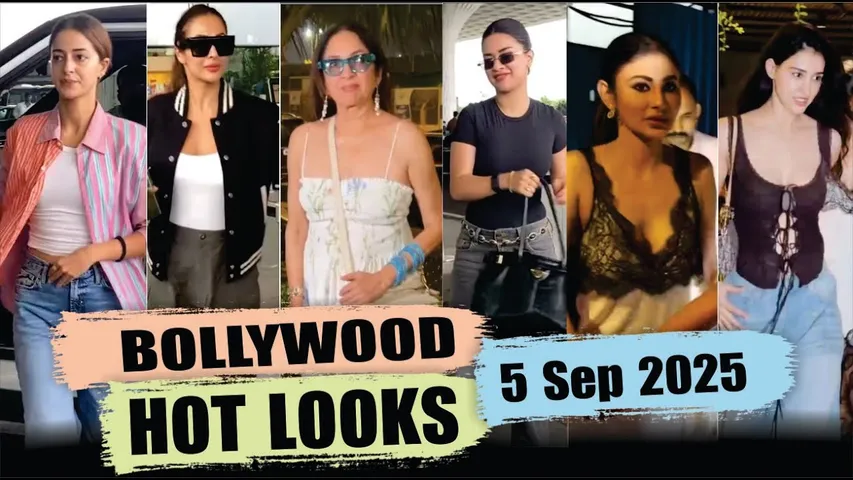 Bollywood Actress Hot Look | Ananya Pandey | Malaika Arora | Avneet Kaur | Mouni Roy | 5 Sep 2025