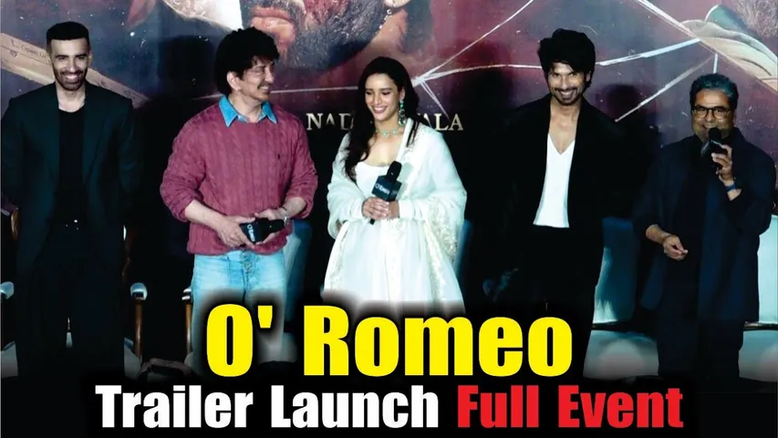 O' Romeo Trailer Launch | Shahid Kapoor | Tripti Dimri | Avinash Tiwary | Vishal Bharadwaj | Farida
