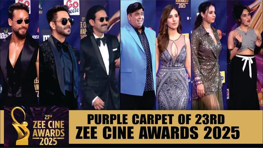ZEE CINE AWARDS 2025 | MANY CELEBS AT PURPLE CARPET OF 23RD ZEE CINE AWARDS 2025 | ZEE CINE AWARDS