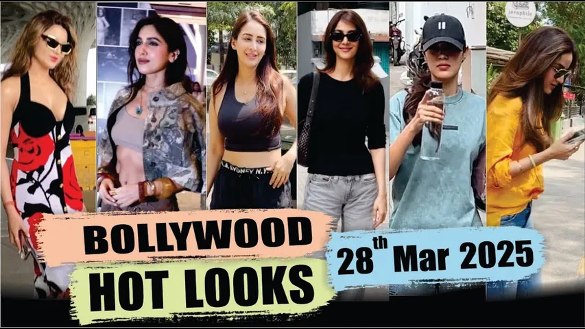 Bollywood Actress Hot Look | Bhumi Pednekar | Urvashi Rautela | Vaani Kapoor | 28th Mar 2025 | 10 Pm