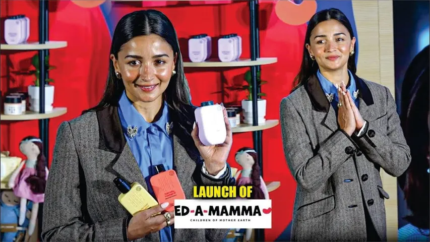 Alia Bhatt Stuns at Ed-a-Mamma Launch in Chic Power Look | Alia Bhatt At The Launch Of Ed-A-Mamma