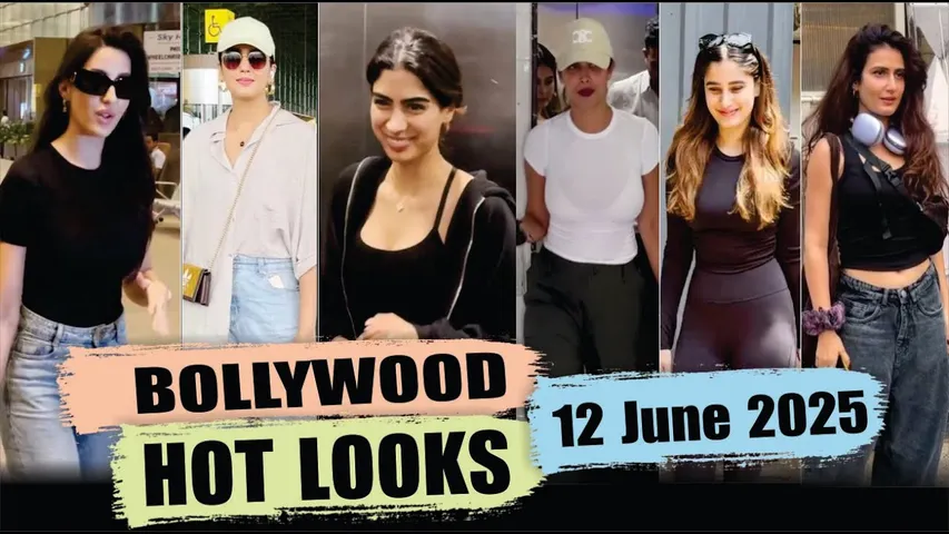 Bollywood Actress Hot Look | Nora Fatehi | Malaika Arora | Khushi Kapoor | Rasha I 12th June 2025