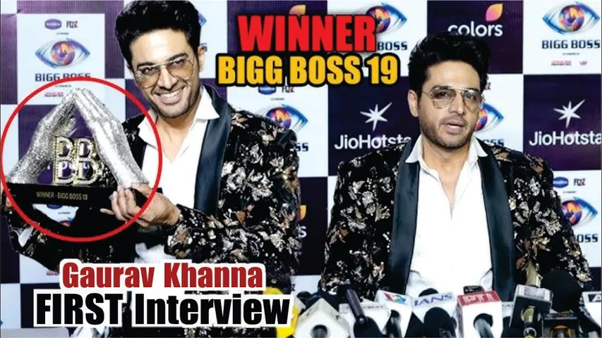 Gaurav Khanna FIRST Interview After Winner Bigg Boss 19 | Gaurav khanna Interview | Bigg Boss 19