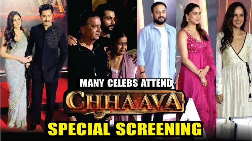 Vicky Kaushal, Katrina Kaif, Sharwari Wagh, Sunny Kaushal & More Attend Special Screening Of Chhaava