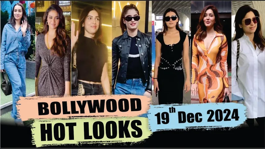 Bollywood Actress Hot Look | Shraddha Kapoor | Ananya Pandey | Bhumi Pednekar | 19 Dec 2024 | 10 Pm