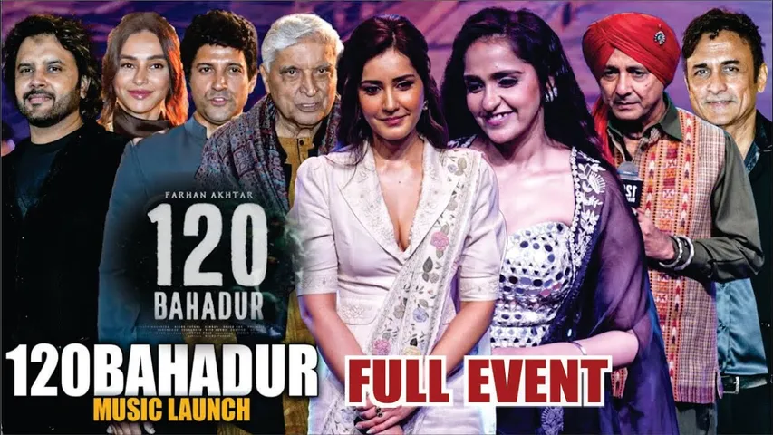 120 Bahadur -MUSIC ALBUM LAUNCH | FARHAN AKHTAR | SHIBANI | JAVED AKHTAR | RAASHI KHANNA | SUKVINDER