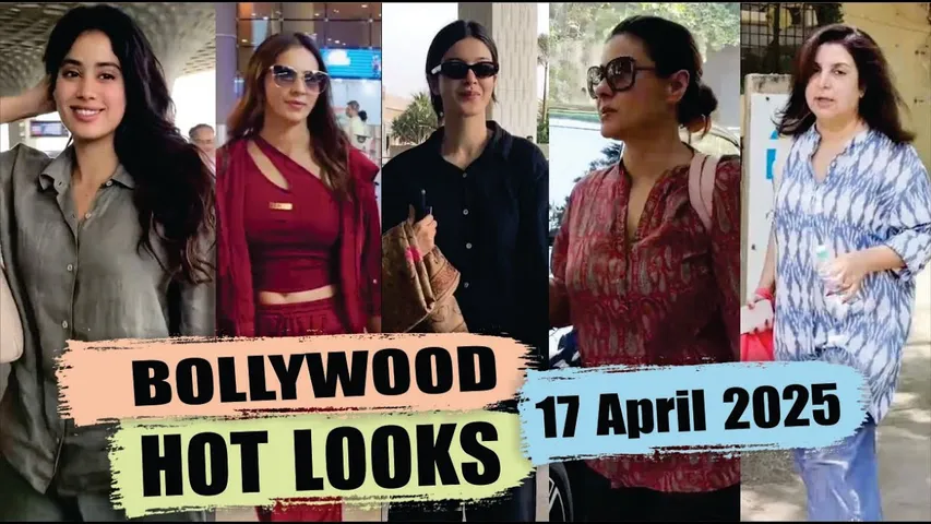Bollywood Actress Hot Look | Janhvi Kapoor | Rakul Preet | Sidharth Malhotra | 17 April 2025 | 10 Pm