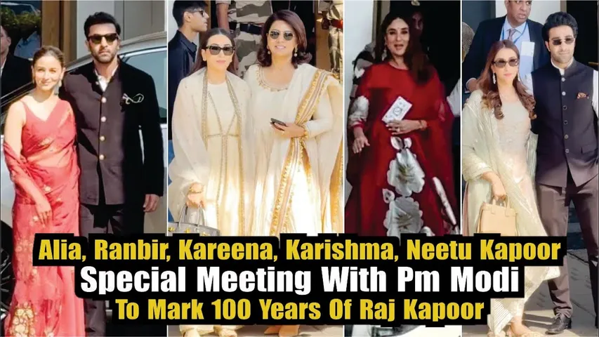 Alia Bhatt, Ranbir Kapoor, Kareena Jet Off To Meeting With Pm Modi To Mark 100 Years Of Raj Kapoor