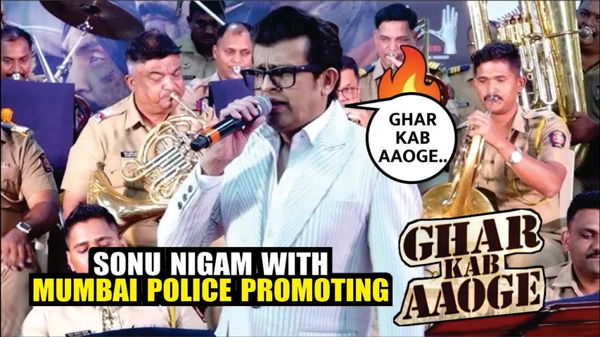 BORDER 2 | GHAR KAB AAOGE | SONU NIGAM WITH MUMBAI POLICE PROMOTING "GHAR KAB AAOGE" FROM BORDER 2