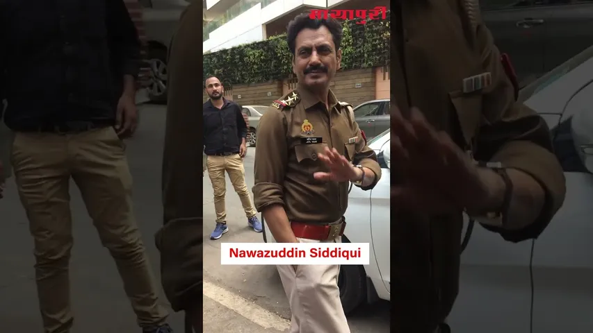 Nawazuddin Siddiqui spotted in a police uniform
