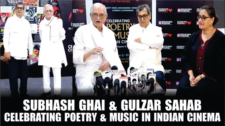 Subhash Ghai And Gulzar Sahab Celebrating Poetry & Music In Indian Cinema | Celebrate Cinema 2025