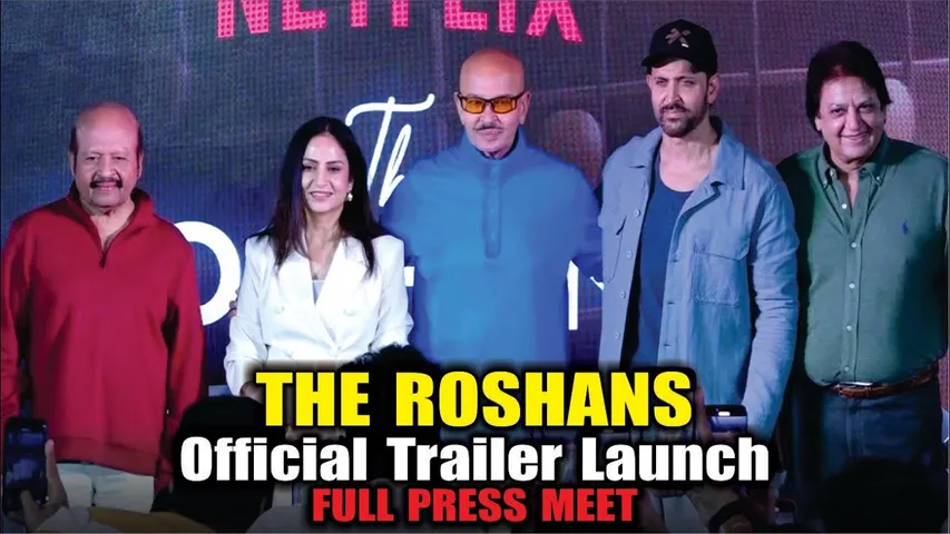 THE ROSHANS | Official Trailer Launch | Hrithik Roshan | Rakesh Roshan | Rajesh Roshan | NETFLIX