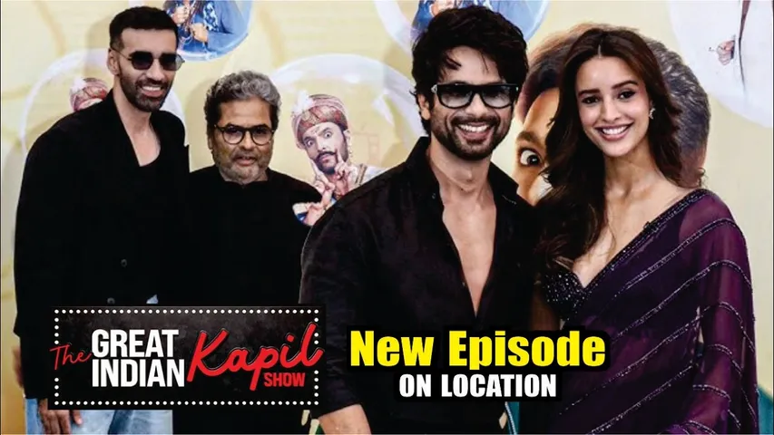 The Great Indian Kapil Show Season 4 | O'Romeo | Shahid Kapoor & Tripti Dimri Arrive At  Kapil Show