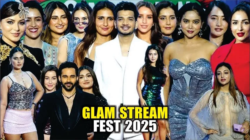 Malaika Arora, Palak Tiwari, Munawar Faruqui, Tripti Dimri, Urvashi Rautela At Glam Stream Fest 2025