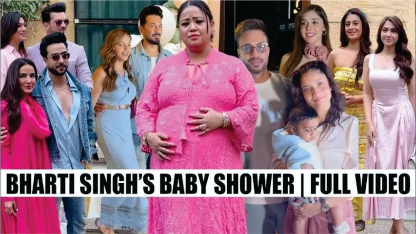 Bharti Singh’s Baby Shower | Isha Malviya, Reem Shaikh, Ankita Lokhande, Vicky Jain & More Attend!