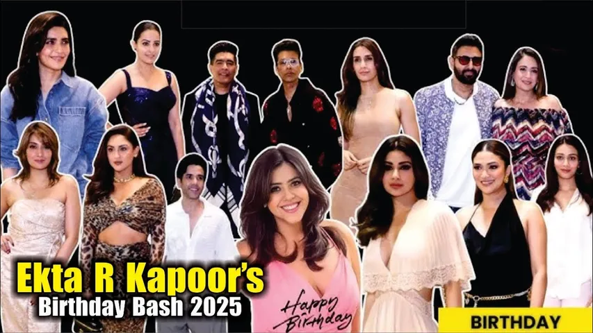 Celebs at Ekta R Kapoor’s Birthday Bash 2025 | Karan Johar, Mouni Roy, Sakshi,Manish Malhotra & More