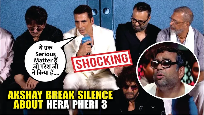 AKSHAY KUMAR BREAK SILENCE ABOUT HERA PHERI 3 | Paresh Rawal |   HOUSEFULL 5  TRAILER LAUNCH