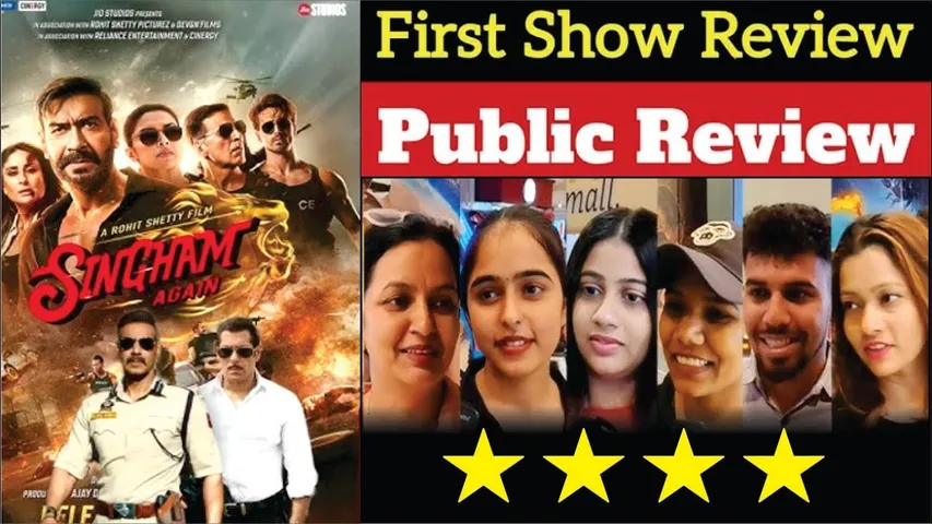 Singham Again Public Review | Singham Again Public Reaction | Singham Again Movie Review | Singham 3