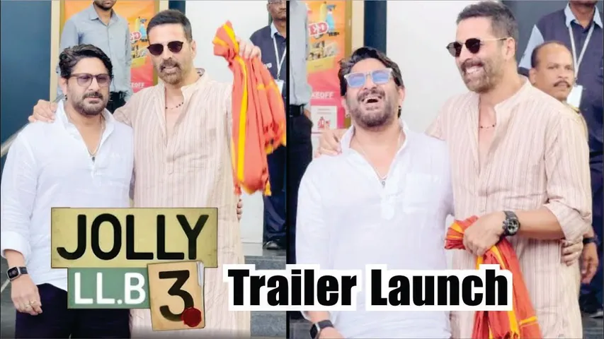 Jolly LLB 3 Trailer Launch | Akshay Kumar And Arshad Warsi for the trailer launch of JOLLY LLB 3