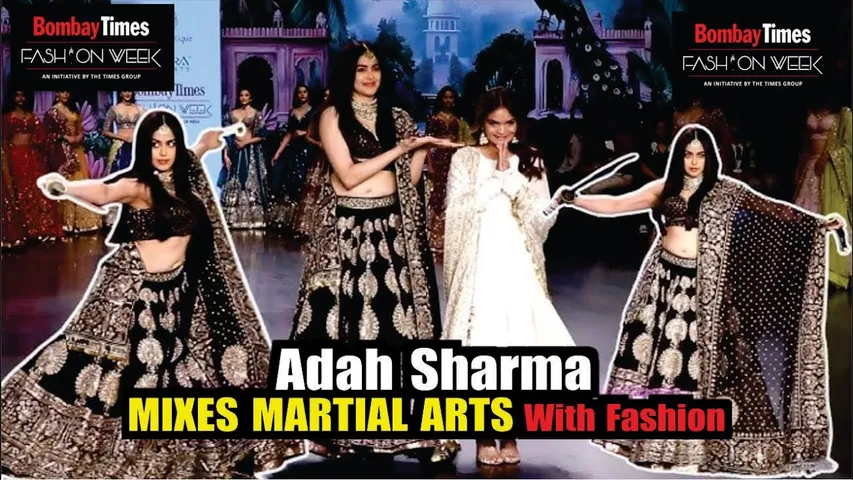 Adah Sharma MIXES MARTIAL ARTS With Fashion As She Walks The Ramp | Bombay Times Fashion Week 2025