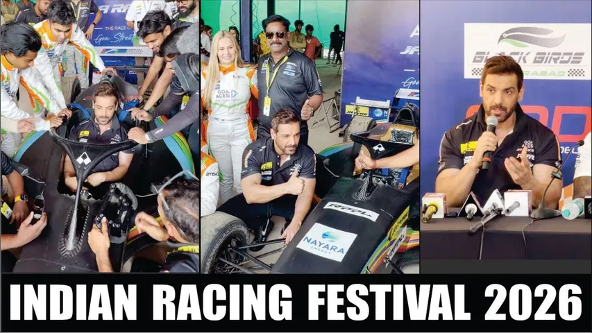 Indian Racing Festival 2026 | John Abraham, Naga Chaitanya, Kiccha Sudeep And Sourav Ganguly