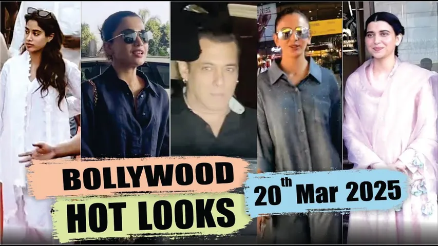 Bollywood Actress Hot Look | Janhvi Kapoor | Rashmika Mandanna | Rakul Preet | 20th Mar 2025 | 10 Pm