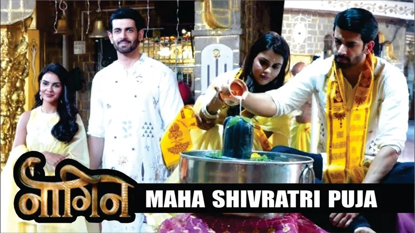 Naagin 7 | On Location | Priyanka Chahar Choudhary And Namik Paul Perform Maha Shivratri Puja