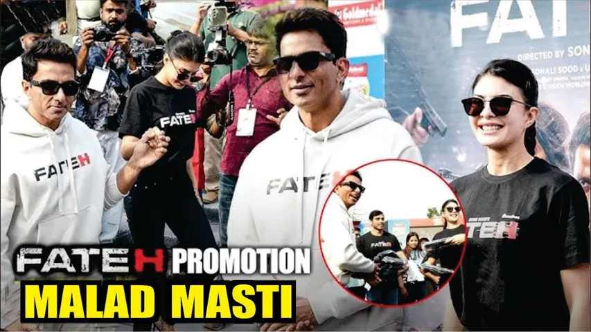 FATEH | Sonu Sood & Jacqueline attends Malad Masti | Sonu Sood-Jacqueline Promoting Their Film Fateh