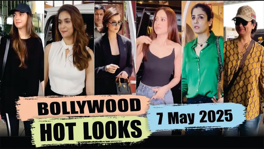 Bollywood Actress Hot Look | ADITI RAO HAYADRI | NUSHRRATT BHARUCCHA | TARA SUTARIA | 7th May 2025