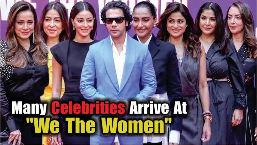 Celebrities Arrive at "We The Women" Event | RajKummar Rao, Sonam Kapoor, Ananya Pandey, Shamita
