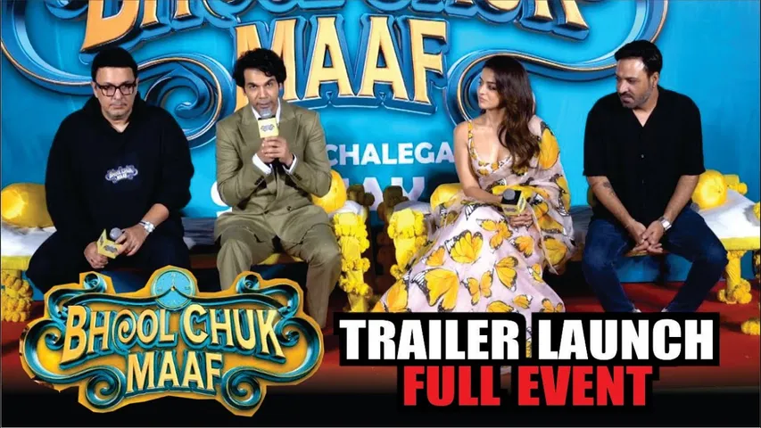 Bhool Chuk Maaf | Trailer Launch | Full Press Meet | Rajkummar R | Wamiqa Gabbi | Dinesh V | Karan S