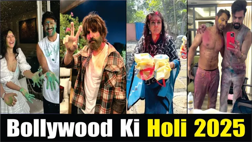 Katrina Kaif, Vicky Kaushal, Kartik Aaryan, Varun Dhawan & More Celebrate Holi | Bollywood ki holi