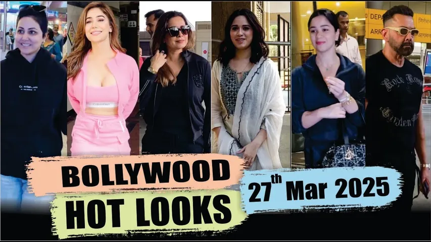 Bollywood Actress Hot Look | Hina Khan | Jannat Zubair | Boby Deol | Kangna | 27th Mar 2025 | 10 Pm
