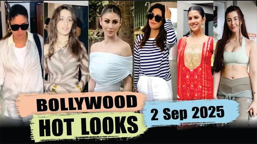 Bollywood Actress Hot Look | Kareena Kapoor | Shraddha Kapoor | Mouni Roy | Nirmit Kaur | 2 Sep 2025
