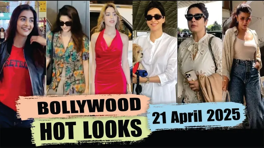 Bollywood Actress Hot Look | Pooja Hegde | Wamiqa Gabbi | Raveena Tandon | 21 April 2025 | 10 Pm