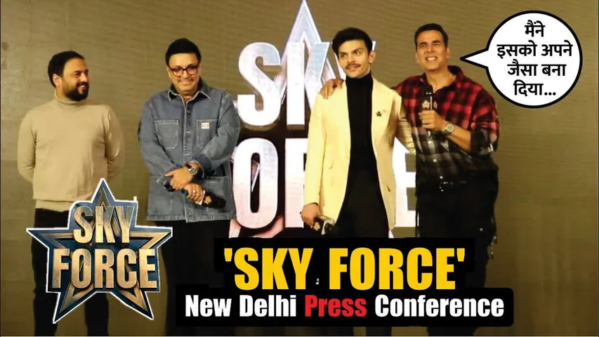 'Sky Force' | New Delhi Press Conference | Akshay Kumar, Veer Pahariya, Dinesh Vijan & Amar Kaushik