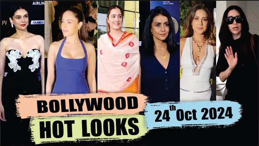 Bollywood Actress Hot Look | Janhvi kapoor | Aditi Rao | Nushrratt Bharuccha | 24th Oct 2024 | 10 Pm