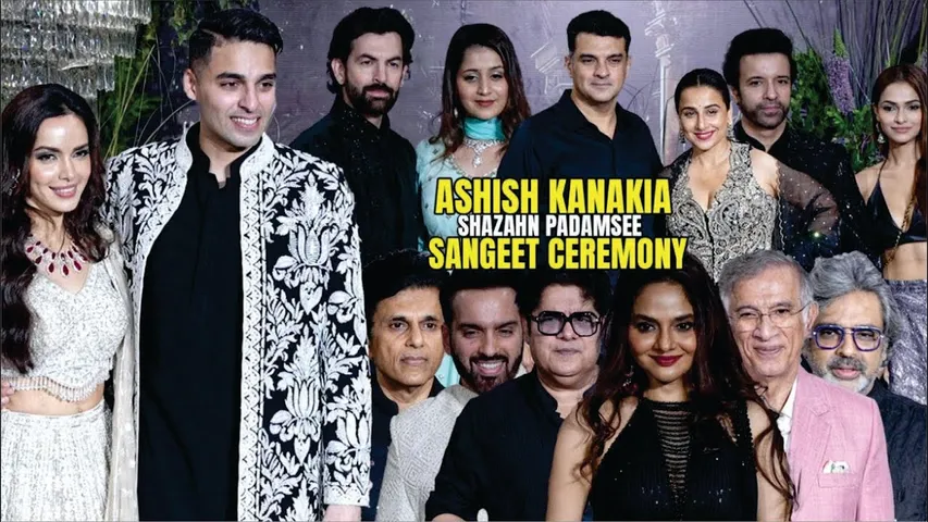 Celebs At Shazahn Padamsee & Ashish Kanakia Sangeet Ceremony | Vidya Balan, Neil, Armaan, Aamir