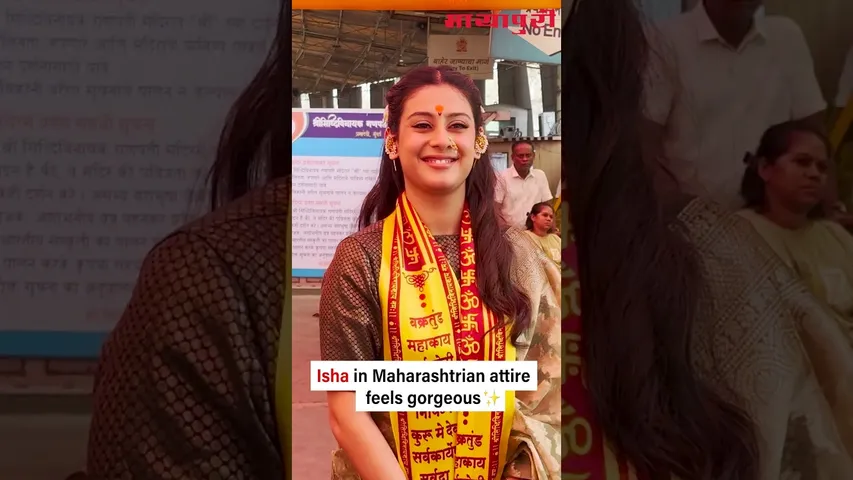 Isha Malviya spotted at Siddhivinayak Temple 🙏💫