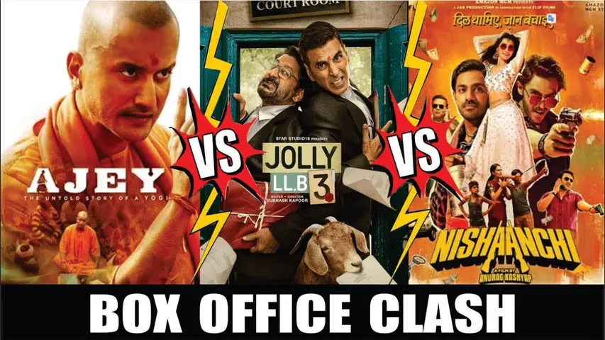 BOX Office Clash Jolly LLB 3 Vs Ajey VS Nishaanchi | Jolly LLB 3 | Nishaanchi | Ajey | Akshay Kumar