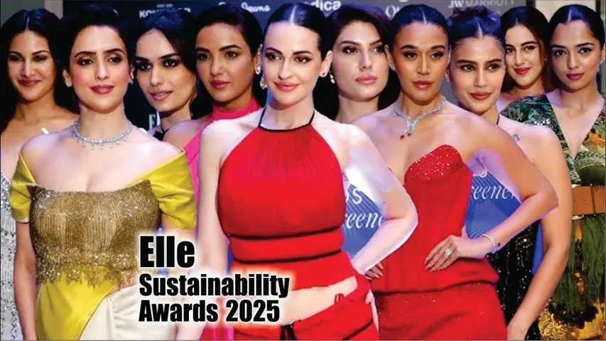 Celebrities Arrives At Elle Sustainability Awards 2025 | Jasmin, Krishna, Patralekha, Manushi,Ahsaas