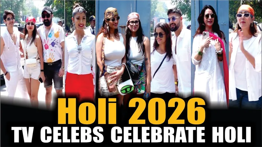 TV celebrities celebrate Holi 2026 | Nehal Chudasama, Soundarya, Farrhana Bhatt, Verma, Sana Makbul