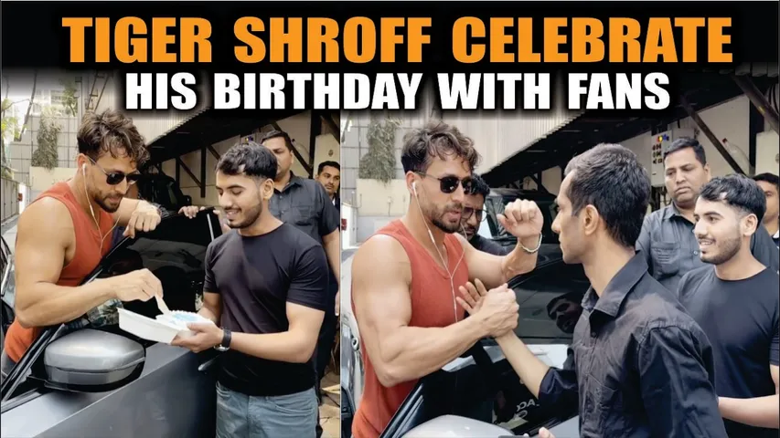 Tiger Shroff Celebrate His Birthday With Fans & Media | Tiger Shroff Birthday Celebration Video
